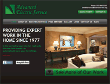 Tablet Screenshot of advancedelectricservice.org